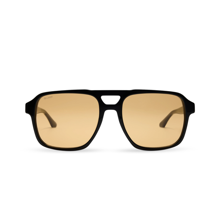SKJAER 106S black / amber lenses solbriller