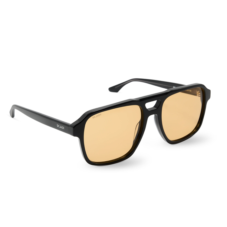 SKJAER 106S black / amber lenses solbriller