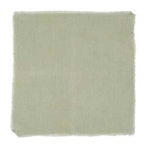 Serviet i stof støvet grøn
