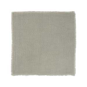 Serviet i stof lys grå
