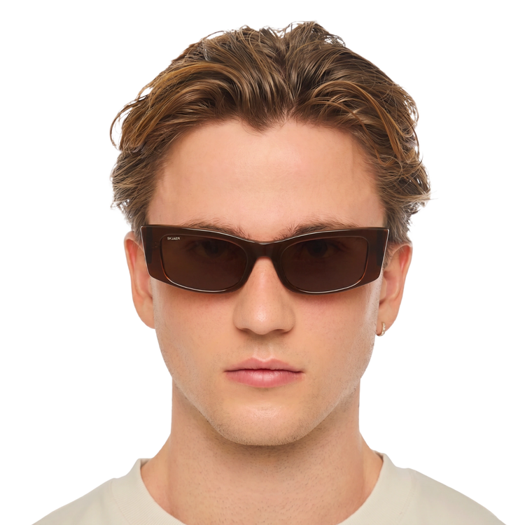 SKJAER 103S deep brown solbriller