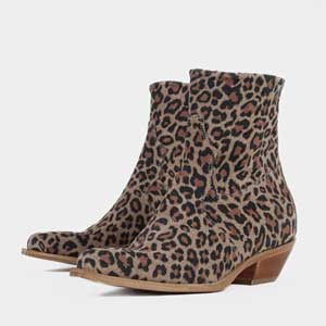 Aline Leopard støvle