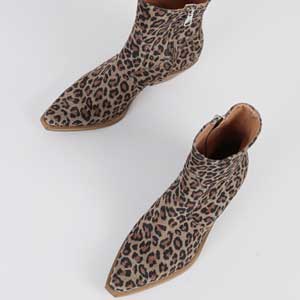 Aline Leopard støvle