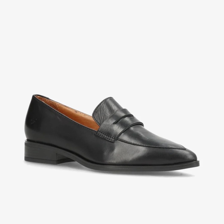 HENNY loafers sort læder