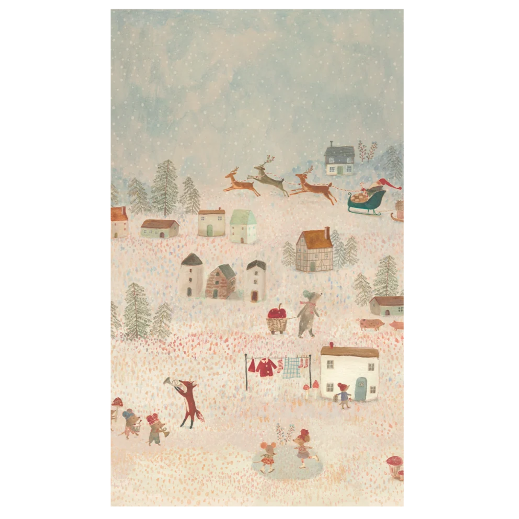 Gavepapir, 10 m - Santa is coming
