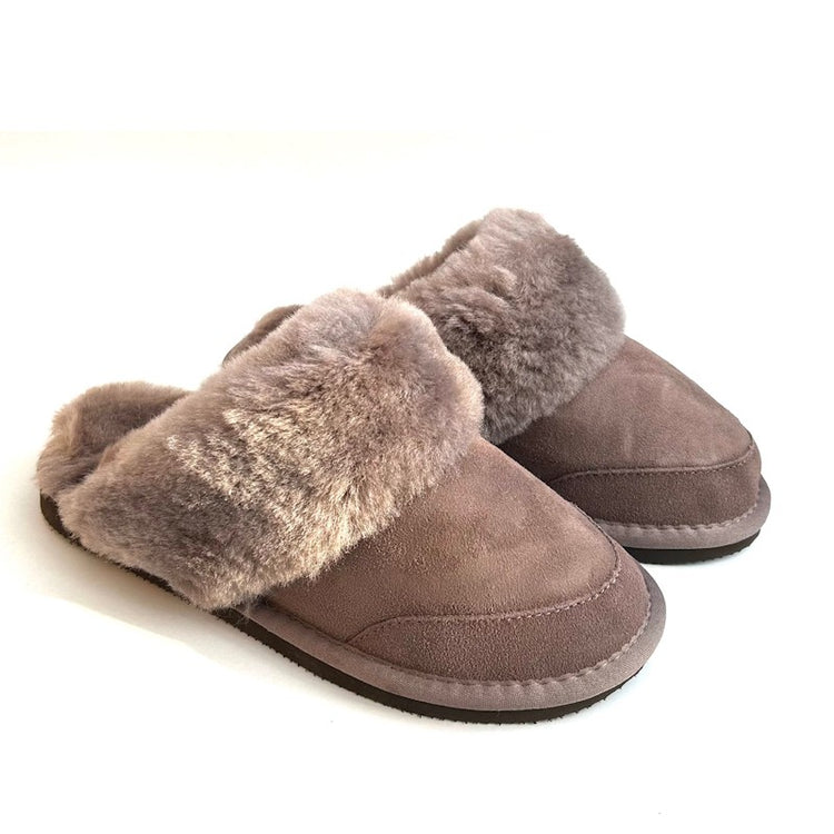 New Zealand Slippers Taupe
