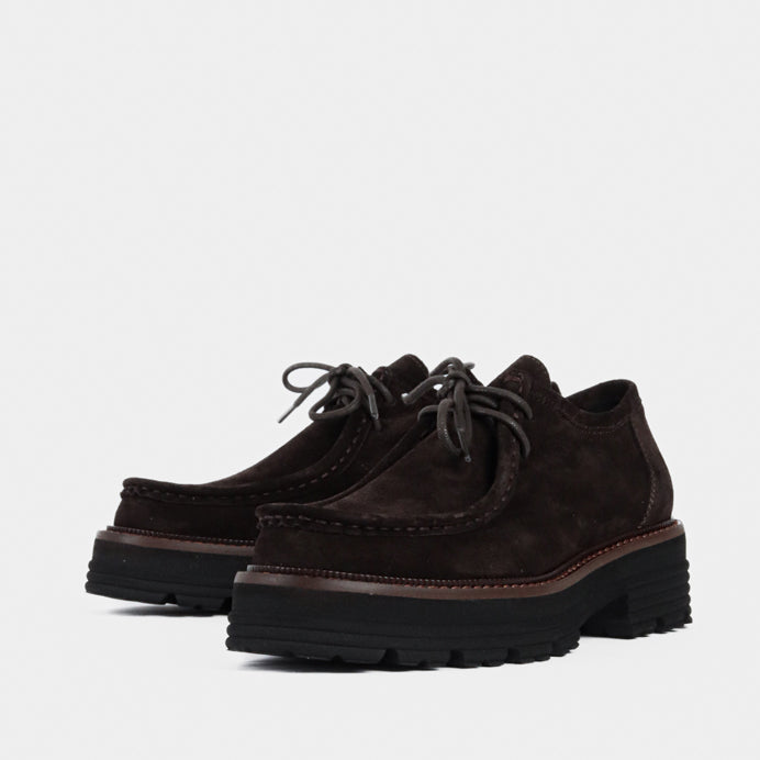 SIENNA mørkebrun ruskind