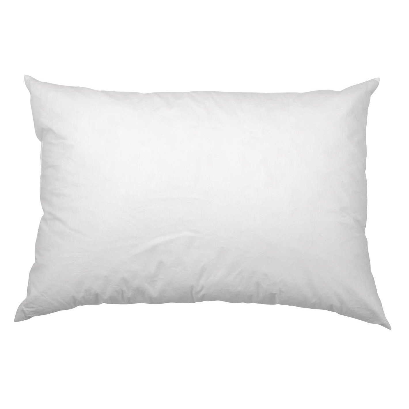 Pudefyld i 60x40. Pudebetrækket består af andefjer og dun.