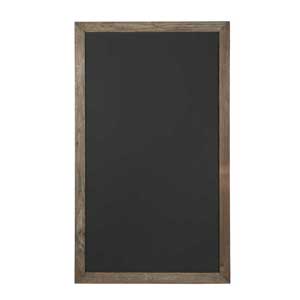 Tavle med træramme til små hilsner og huskelister. Brug den i entréen, køkkenet eller hvor det giver mening for dig.