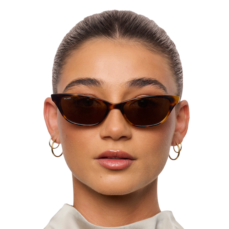 SKJAER 102S havana solbriller