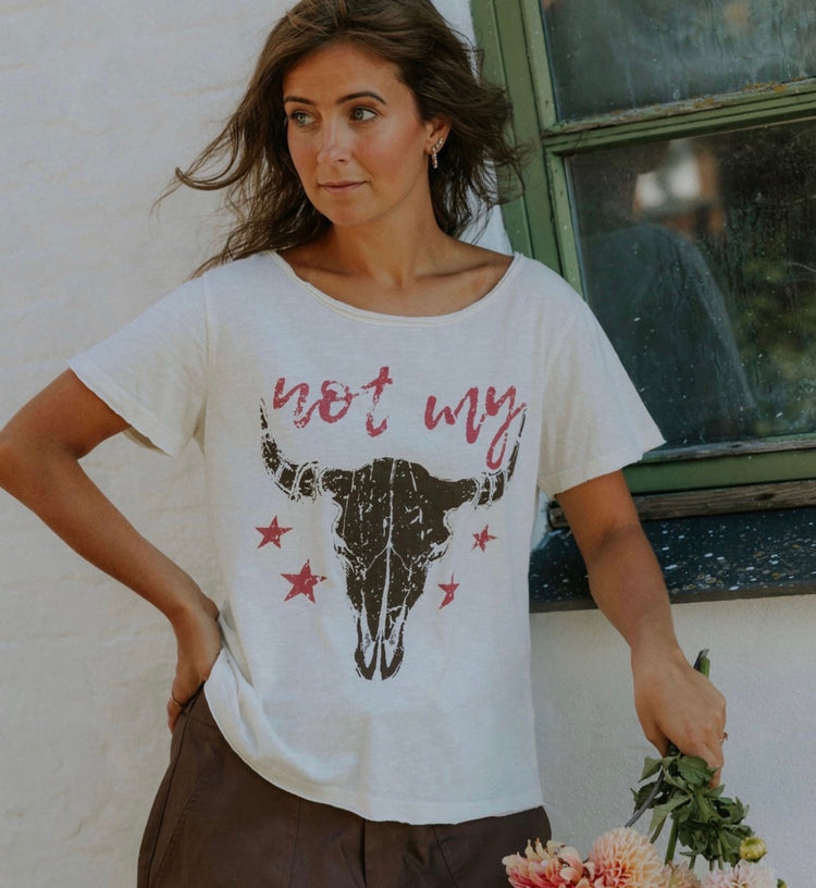 Not My Tee Off White T-shirt