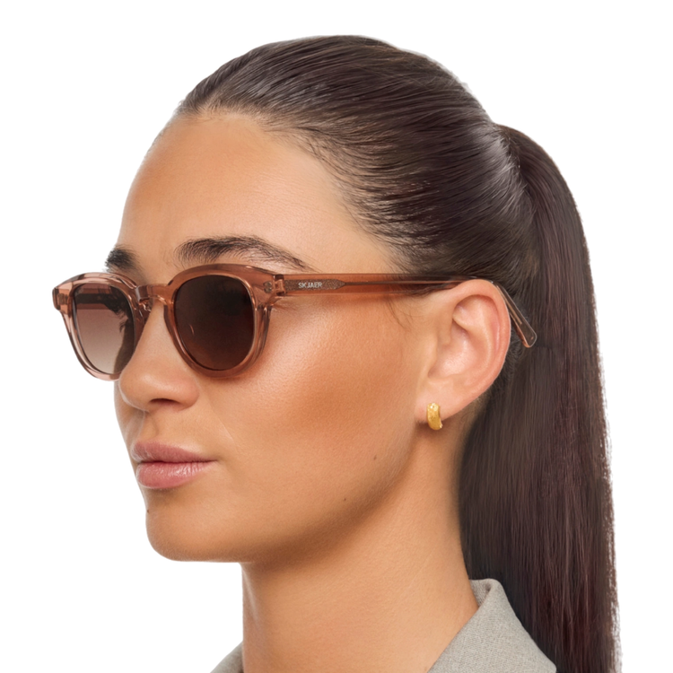 SKJAER 105S peach solbriller