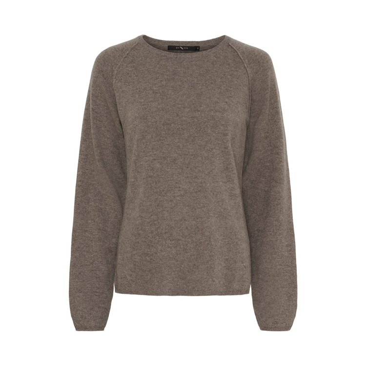 Pullover i cashmere blanding