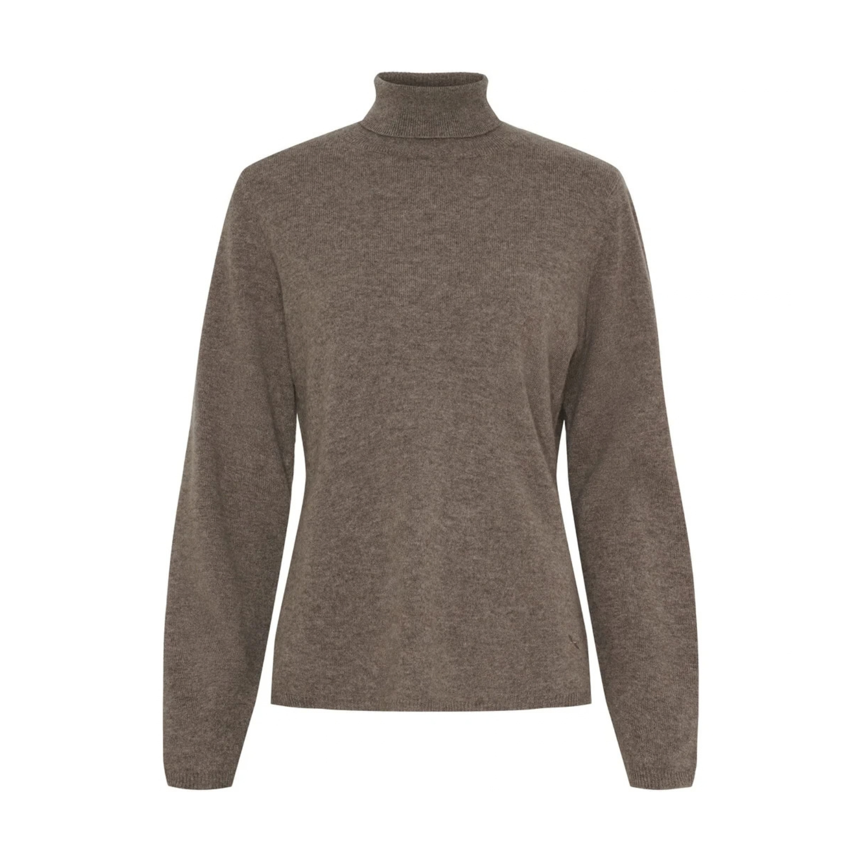 Turtleneck i cashmere blanding