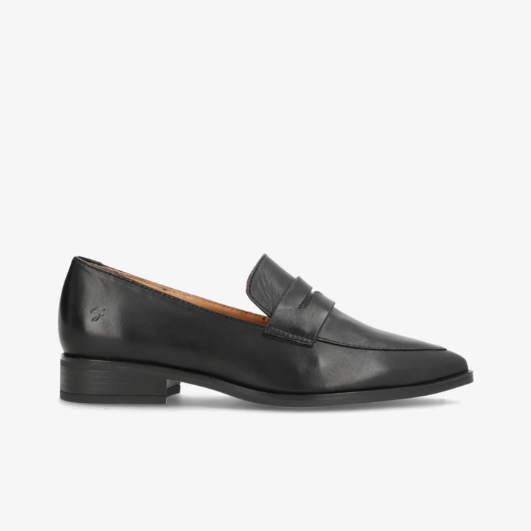 HENNY loafers sort læder