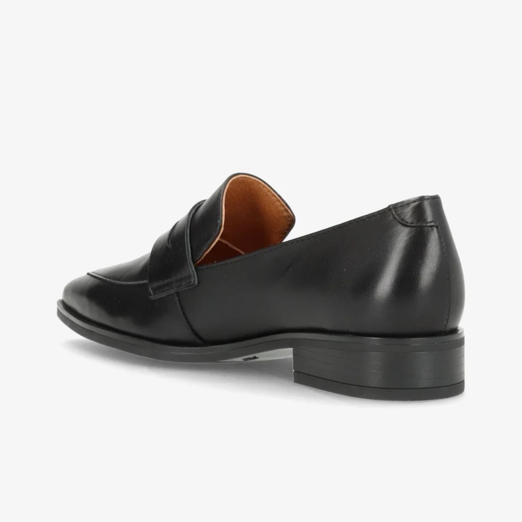 HENNY loafers sort læder