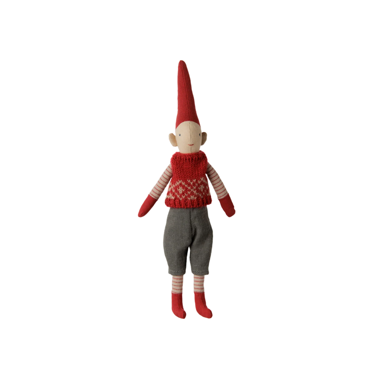 Pixy, Str. 1 - Dreng - Rød knitted vest