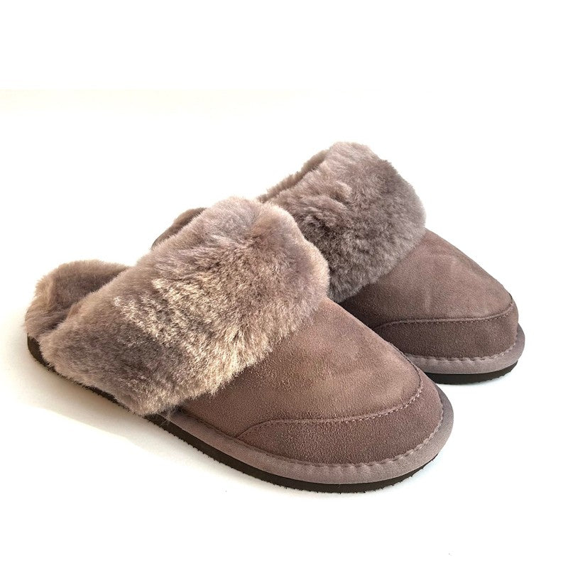 New Zealand Slippers Taupe