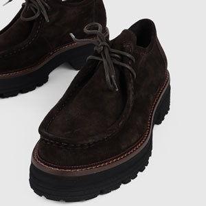 SIENNA mørkebrun ruskind