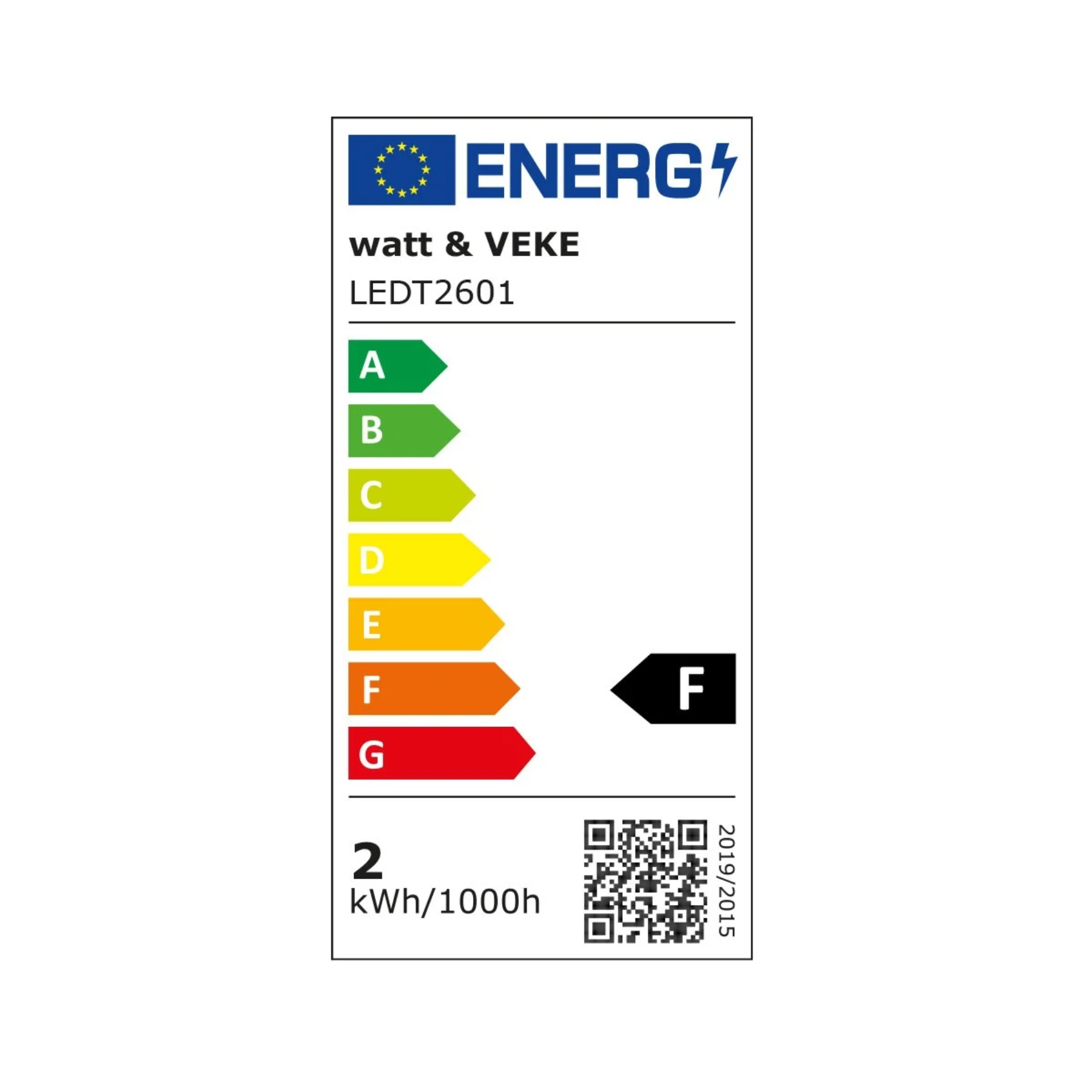 LED T26 E14 frosted Warm white